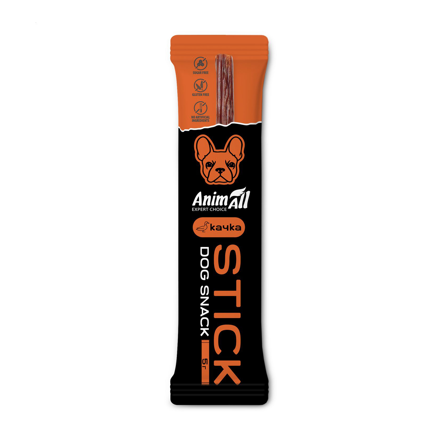 Ласощі для собак AnimAll Stick з качкою, 5 г
